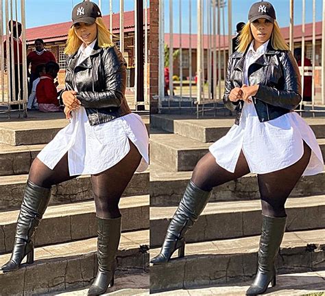 Sa S Hottest Teacher Lulu Menziwa Under Fire Over Her Latest Dressing At Work Pictures The