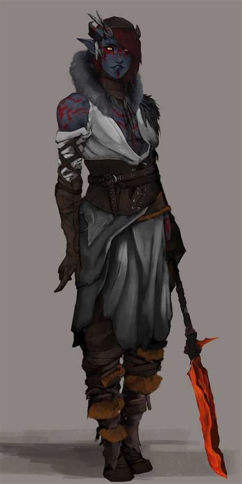 DnD Female Tieflings Inspirational Imgur Fantasy Character Design