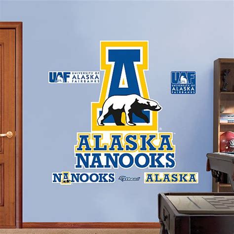 Alaska Nanooks Logo Alaska Fairbanks Nanooks College Sports