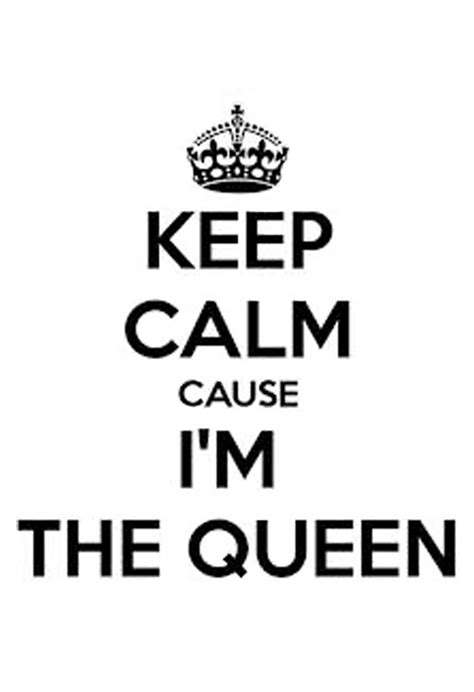 Im The Queen Keep Calm Queen Elizabeth Domme