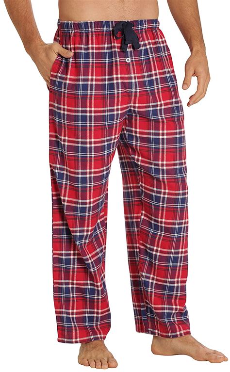 Buy Everdream Sleepwear Mens Flannel Pajama Pants Long 100 Cotton Pj