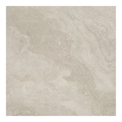 Trafficmaster Portland Stone Beige 18 In X Glazed Ceramic Floor And