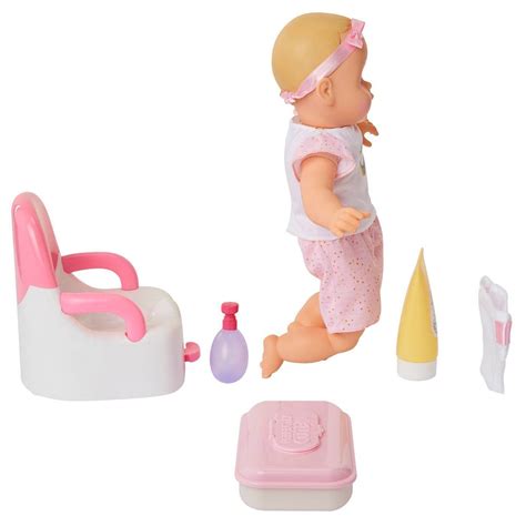 Perfectly Cute Potty Training 9pc Set Blonde With Blue Eyes Potty