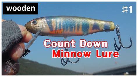 Making A Count Down Minnow Lure Count Down 피라미 루어만들기 1 동네프로