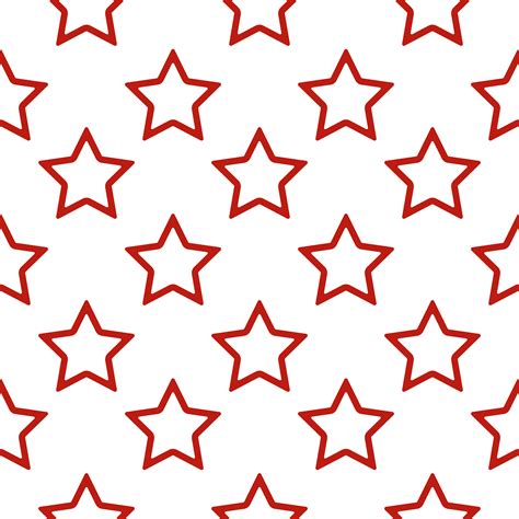 Seamless Red Stars 608873 Vector Art At Vecteezy
