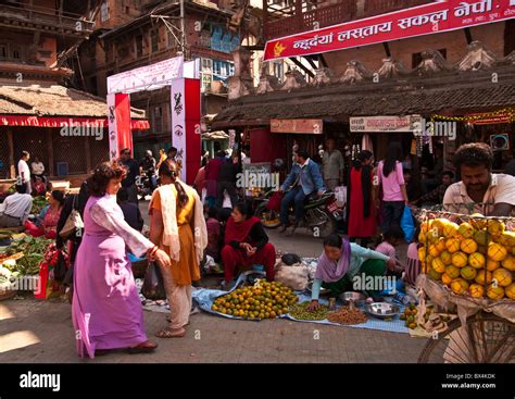 Market Kathmandu Nepal Stock Photo Alamy