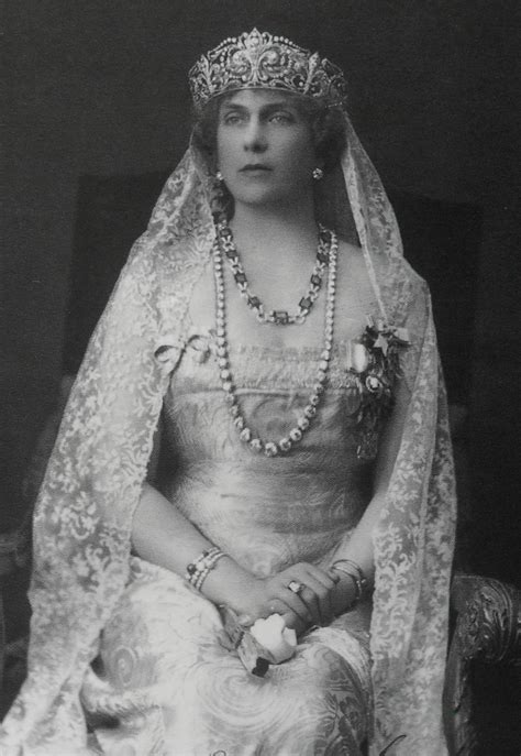 1922 Queen Victoria Eugenia Of Spain Wearing Ansorena Tiara Grand