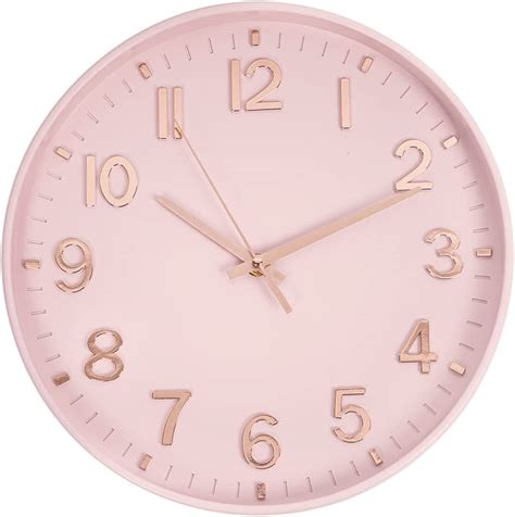 Hzdhclh Wall Clock 12 Inch Silent Non Ticking Clock For Living Room