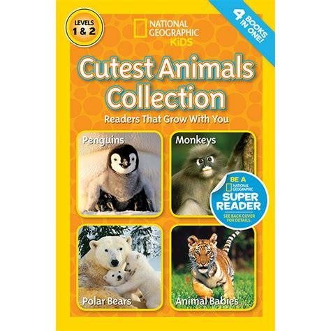 National Geographic Readers Levels 1 And 2 Cutest Animals Collection