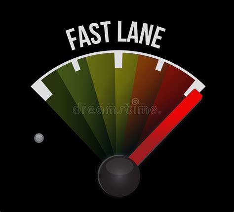 Fast Lane Sign Stock Illustrations 558 Fast Lane Sign Stock