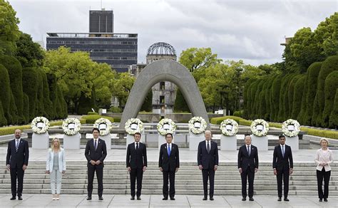 Leaders Of The G7 Rich Nations Met With Peace Demonstrations As They Gather In Hiroshima