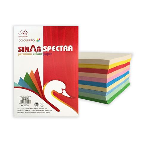 Sinarline Spectra A4 Colour Paper 80gsm Rainbow Murex Trading Llc
