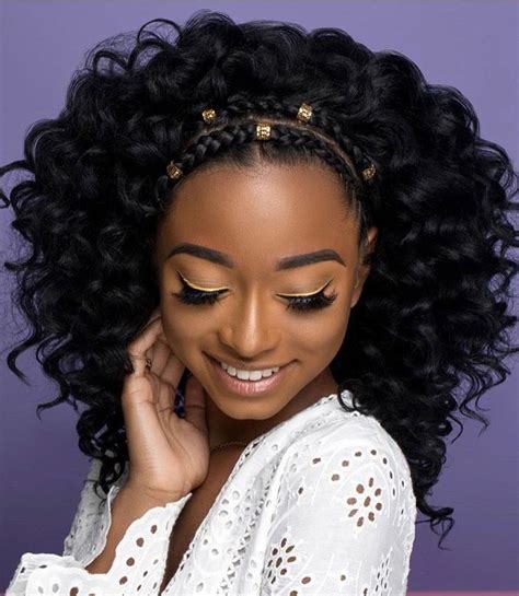 Model Model Crochet Braids Protective Style Black Hair Curly Natural My Xxx Hot Girl