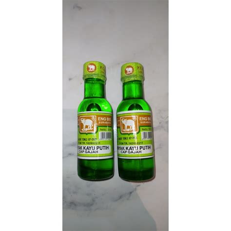 Jual Minyak Kayu Putih Cap Gajah 55ml Botol Kaca Shopee Indonesia