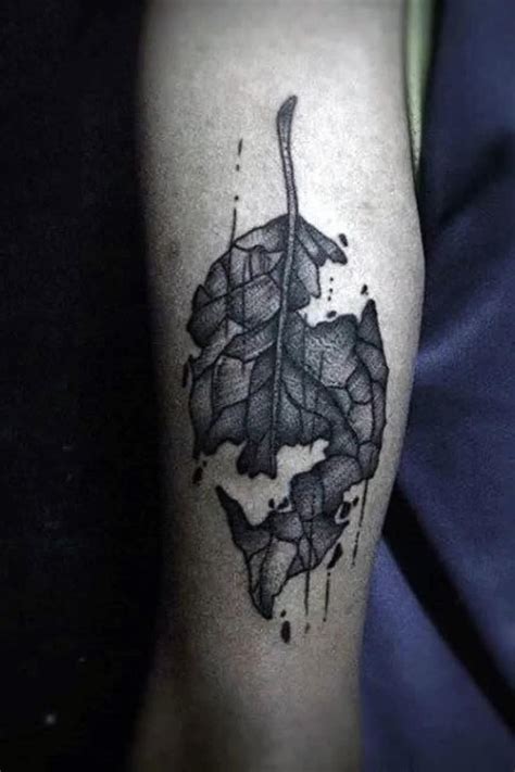 60 Leaf Tattoo Designs For Men The Delicate Stages Of Life Video