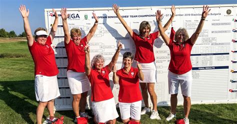 england wins european senior ladies team championship european golf association