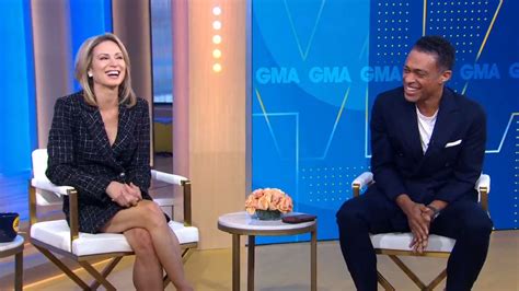 Gmas Tj Holmes Hinted About Spending Time With Amy Robach Outside