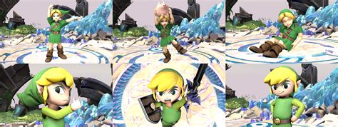 Young Link And Toon Link Swapped Victory Poses By Roaxes On Deviantart