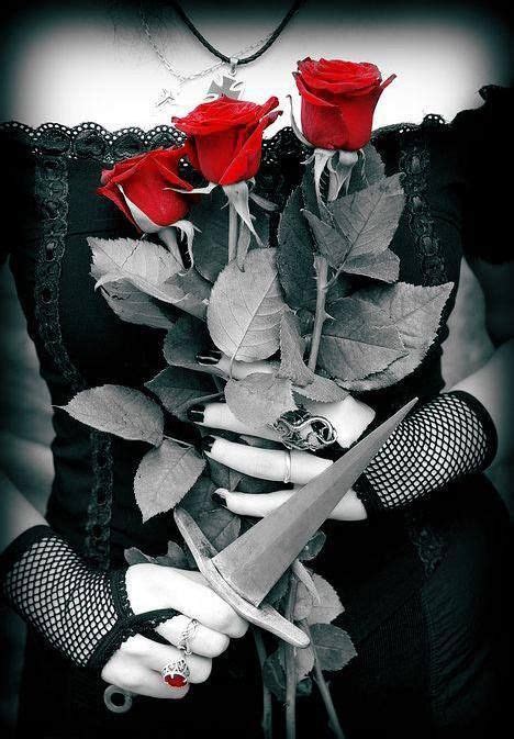 Pin By Jade Doe On Melancholy Shadows Gothic Rose Goth Red Gothic