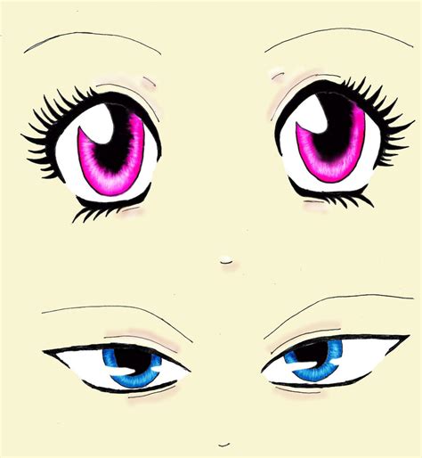 Anime Eyes By Frusska On Deviantart