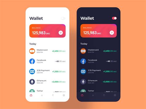 Crypto Wallet Mobile App Concept | 盒子UI