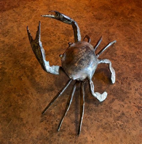 Bronze Articulated Crab Sculpture At 1stdibs Bronze Crab