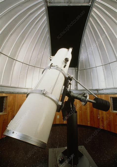 Amateur Astronomy Newtonian Reflector Telescope Stock Image R104