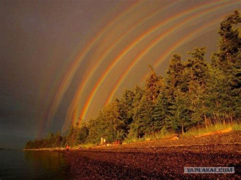 Quadruple Rainbow First One Caught On Camera Amazing Nature