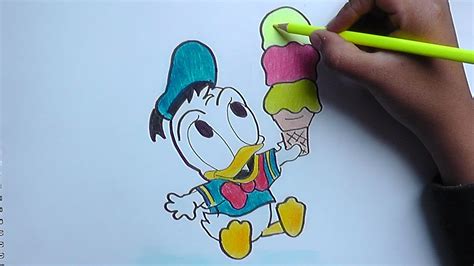 Cómo Dibujar A Pato Donald Bebé Mickey Mouse How To Draw Donald