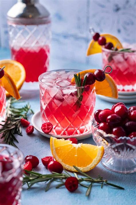 Cranberry Gin Cocktail Cranberry Gin And Tonic Your Home Made Healthy