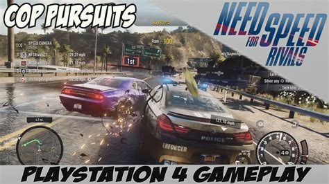 Need For Speed Rivals Cop Pursuits Playstation 4 Gameplay Ps4 1080p