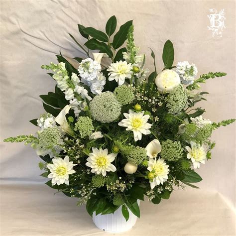 Sympathy Floor Basket Flower Arrangement Floral Delivery