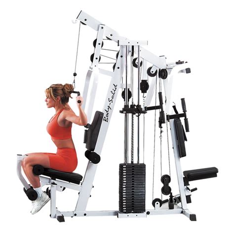 Body Solid Exm2500s Multi Gym With 210 Lb Alloy Steel Weight Stack