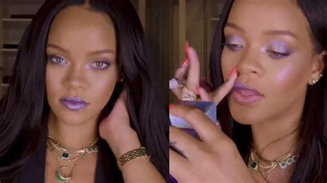 Rihanna Gives Us A 1 Minute Tutorial For The Coolest Winter Beauty Look
