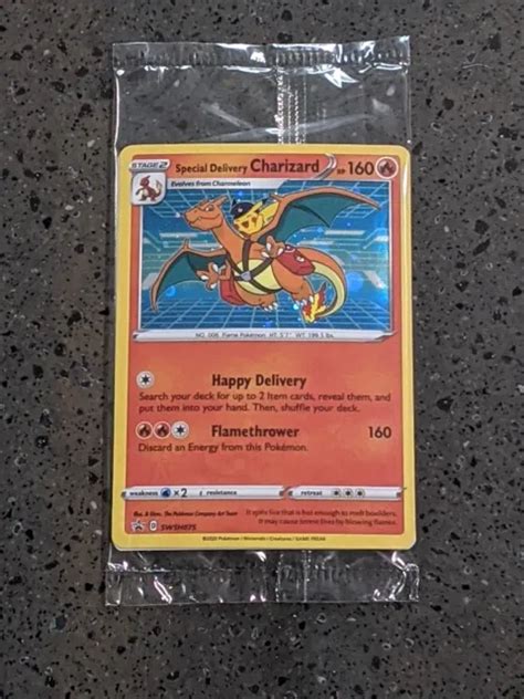 Special Delivery Charizard Promo Card Swsh 075 Pokemon Center Exclusive Sealed 4499 Picclick