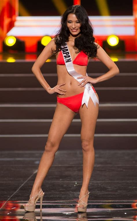 Miss Japan From Miss Universe Swimsuit Competition E News France