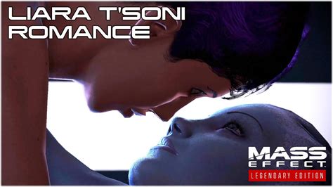 the mass effect legendary edition liara t soni romance youtube