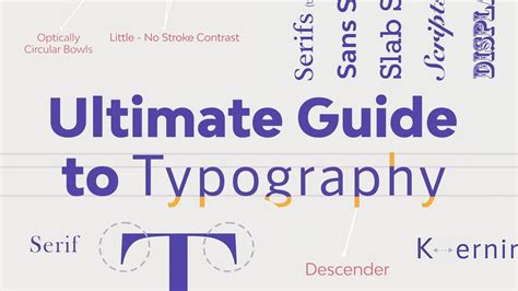 The Ultimate Guide To Typography FREE COURSE YouTube