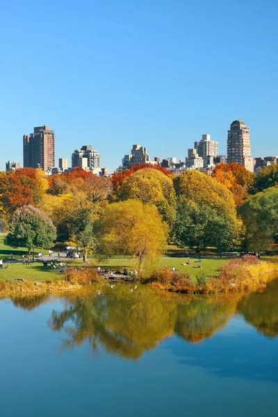 New York City Manhattan Central Park In Autumn Stock Photo By ©rabbit75