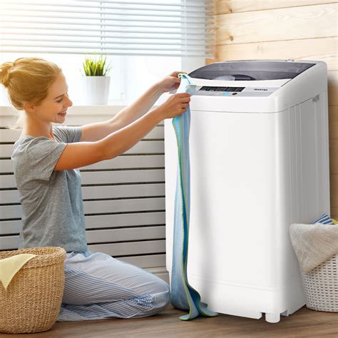 In such cases, a mini washing machine makes a lot of sense. Giantex Portable Washing Machine Spin Compact Washer 1.6 ...