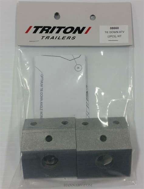 Triton 08660 Atv Series Trailer Tie Down Kit Triton 08660 Hanna