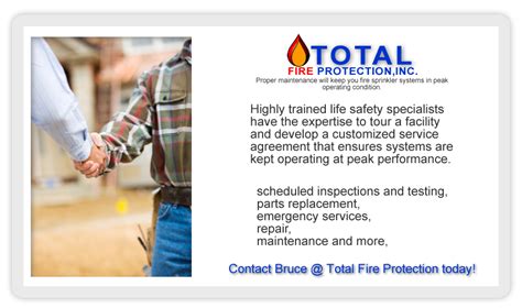 Total Fire Protection Services For Your Business And Home