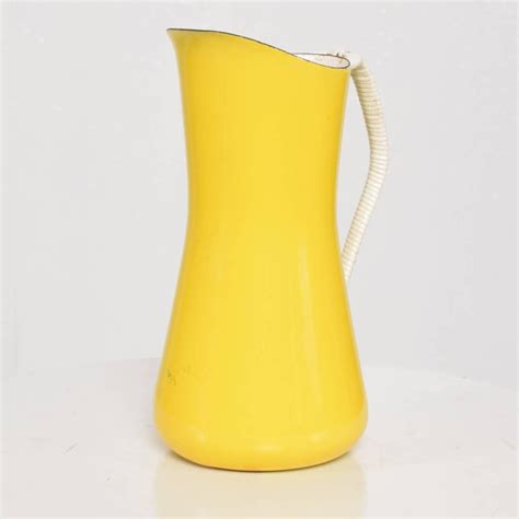 Dansk Large Yellow Pitcher Danish Mid Century Modern For Sale At
