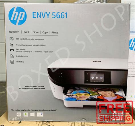 Hp Envy 5660 Wireless All In One Printer White F8b04a Ebay