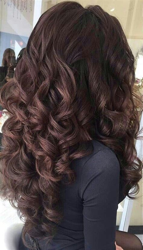 Curly Brown Hair Very Beautiful In 2020 Curls For Long Hair Long