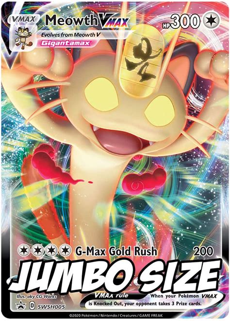 We did not find results for: Pokemon Card Promo #SWSH005 - MEOWTH VMAX (holo-foil ...