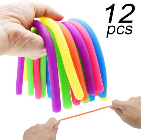 Enthur Stretchy String Fidget Sensory Toys Build Resistance Squeeze