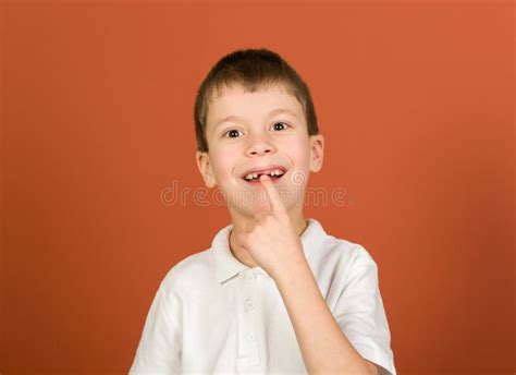 Boy Portrait With A Lost Tooth Stock Image Image Of Portrait