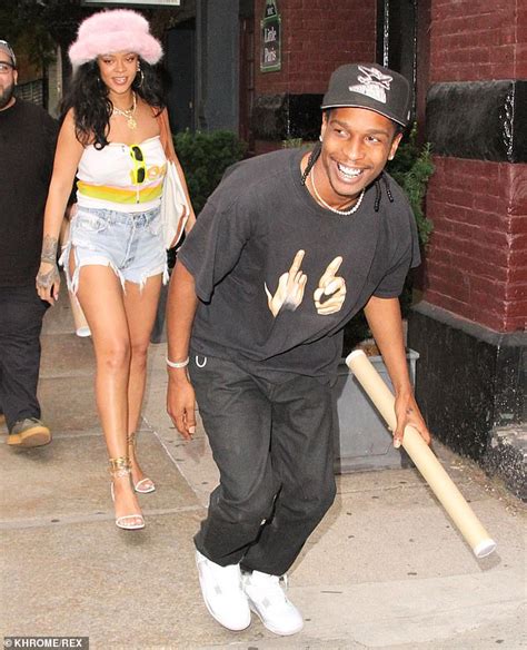 Rihanna Steps Out On A Shopping Trip With Beau Aap Rocky In New York City