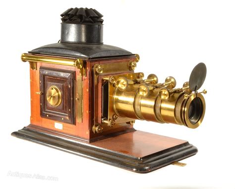 Antiques Atlas Brass And Mahogany Magic Lantern By J T Chapman